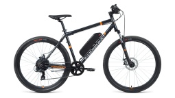 Велосипед Forward VOLCANO PLUS 27,5 2.0 disc 500w 2021, серый