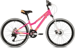 Велосипед STINGER 24" LAGUNA D розовый, алюминий, размер 12"