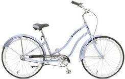 Велосипед STINGER 26" CRUISER L синий, алюминий, размер 16"