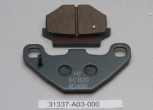 Колодки тормозные передние 300, 300irs, 400, 450 31337A03000