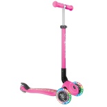 Трехколесный самокат Globber PRIMO FOLDABLE FANTASY LIGHTS розовый