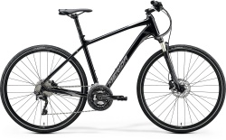 Велосипед Merida Crossway XT Edition 700C GlossyBlack/MattSilver/Black (2020)