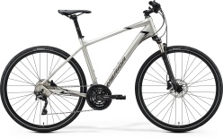 Велосипед Merida Crossway 600 700C MattTitan/GlossyBlack/Grey (2020)