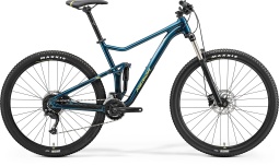 Велосипед Merida (2021) One-Twenty RC 9.300 Teal-Blue/Lime