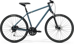 Велосипед Merida (2021) Crossway 100 TealBlue/SilverBlue/Lime