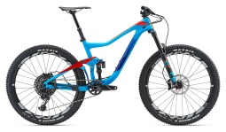 Велосипед Giant Trance Advanced 1, 27,5" размер: M, цвет: синий/красный/синий