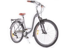 Велосипед Alpine Bike Costa (2022), M, 26", городской, 7ск., серый