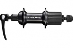 Втулка задняя Shimano Deore, T610, 32 отв, 8/9/10ск, QR, цв. черн., черн.