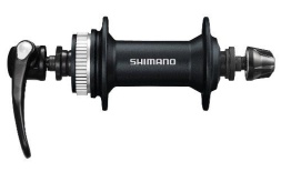 Втулка передняя Shimano Alivio, M4050, 32 отв, C.Lock, черный, QR 133мм, цв. черный