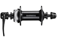 Втулка передняя Shimano TX505, 36 отв, QR, C.Lock, без кожуха, цв. черный
