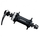 Втулка передняя Shimano, TX505, 32 отв, QR, C.Lock, без кожуха, цв. черн.