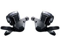 Шифтер Shimano Deore, M590, лев/пр, 3x9ск, тр.+оплетк