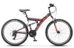 Велосипед STELS Focus V 26" 18-sp V030 18" Красный-черный