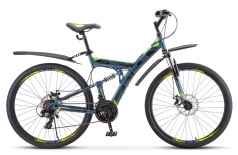 Велосипед STELS Focus MD 27.5" 21-sp V010 19" Серый/жёлтый (LU089832)