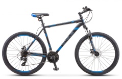 Велосипед STELS Navigator-700 MD 27.5" F010 Серебристый/синий