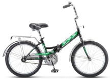 Велосипед STELS Pilot-315 20" Z010 13" Чёрный/зелёный