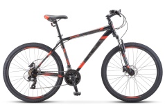 Велосипед STELS Navigator-700 D 27.5" F010 17.5" Чёрный/красный (LU096009)