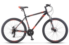 Велосипед STELS Navigator-700 D 27.5" F010 21" Чёрный/красный (LU096009)
