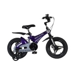 Детский велосипед Maxiscoo "Galaxy" (2022), Делюкс Плюс, 14", Фиолетовый Перламутр