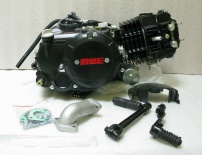 Двигатель в сборе (W150-2) 1P60FMJ кикстартер