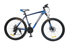 Велосипед PHOENIX 2608 Disc, 26" 17,5", матовый синий/серый