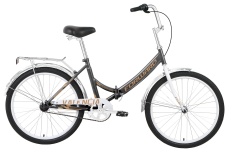 Велосипед FORWARD 2021 VALENCIA 24 3.0 (24" 3 ск. рост 16") темно-серый/бежевый