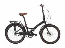 Велосипед FORWARD City 24 3.1 disc черный мат. 14"