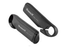 Рога TranzX JD-882 на руль алюм.ср.длин.овал black