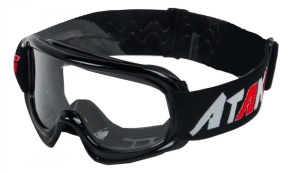 Очки для мотокросса детские ATAKI HB-115 (черный глянцевый)