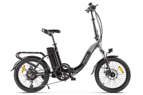Велогибрид VOLTECO FLEX черно-серый