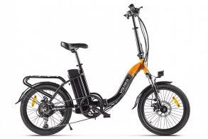 Велогибрид VOLTECO FLEX Черно-оранжевый