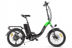 Велогибрид VOLTECO FLEX Черно-зеленый