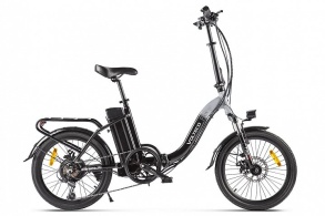 Велогибрид VOLTECO FLEX UP черно-серый