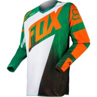 Мотоджерси подростковая Fox 180 Vandal Youth Jersey Green/Orange