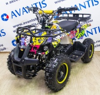 Детский квадроцикл ATV Classic Mini (ручн. стартер) Желтый (хип-хоп)