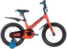 Велосипед NOVATRACK 16" BLAST Mагний-Алюминиевая рама, оранжевый 135363