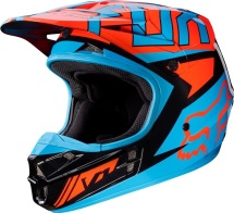 Мотошлем Fox V1 Falcon Helmet Grey/Red