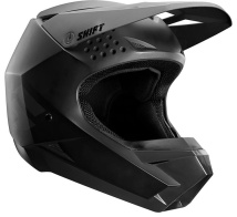 Мотошлем Shift White Helmet Matte Black