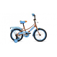 Велосипед Forward AZURE 2021, бежевый/голубой