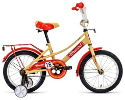 Велосипед Forward AZURE 2021, бежевый/красный
