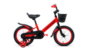 Велосипед FORWARD NITRO 14 (14" 1 ск.) 2021, красный, 1BKW1K1B1015