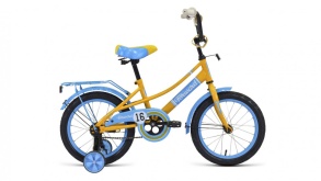 Велосипед Forward AZURE, 2021, желтый/голубой