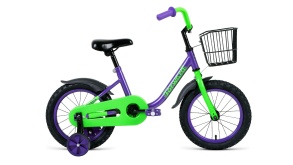 Велосипед FORWARD BARRIO 18 (18" 1 ск.) 2021, фиолетовый, 1BKW1K1D1007