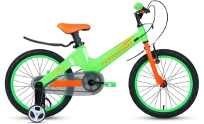 Велосипед Forward COSMO 18 2.0 (18" 1 ск.) 2021, зеленый, 1BKW1K7D1027