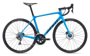 Велосипед Giant TCR Advanced 1 Disc-Pro Compact 2020 синий металлик