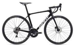 Велосипед Giant TCR Advanced 2 Disc-Pro Compact 2020 черный металлик