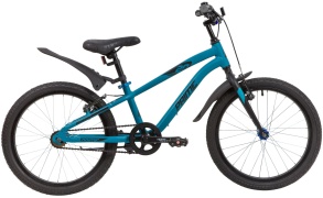 Велосипед NOVATRACK 20" PRIME алюм., синий, тормоз V-brake, короткие крылья