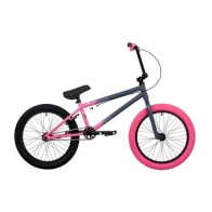 Велосипед NOVATRACK 20" BMX JUPITER тёмно серо-розовый, сталь , рама 20", U-BRAKE