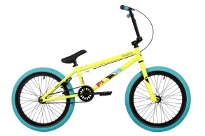 Велосипед NOVATRACK 20" BMX WOLF зеленый, сталь,  рама 20'', U-BRAKE