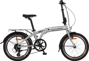 Велосипед NOVATRACK 20" складной, алюм., серебр., 8 скор., RDM310/TS71/HG20,  V-brake